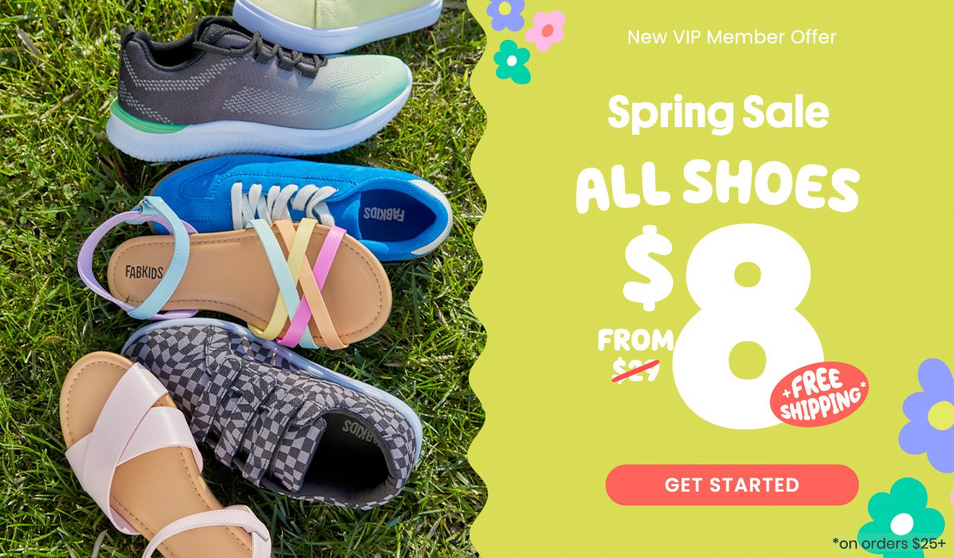 New VIP Offer - All Shoes from $8