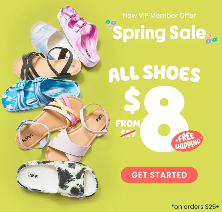 New VIP Offer - All Shoes from $8