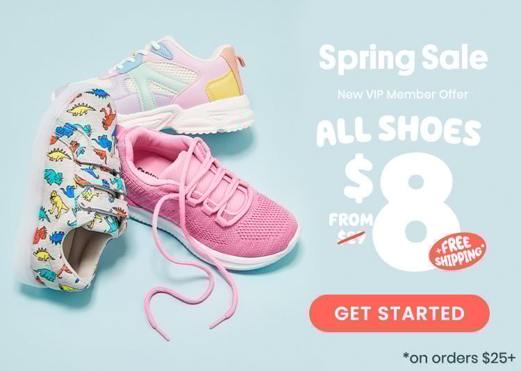 New VIP Offer - All Shoes from $8