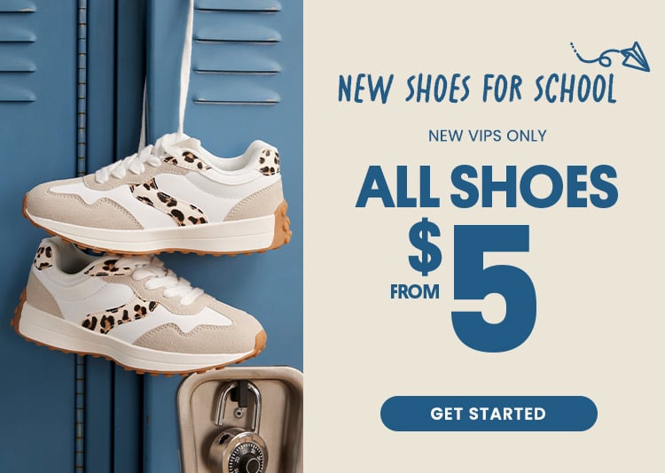 New VIP Offer - All Shoes from $5