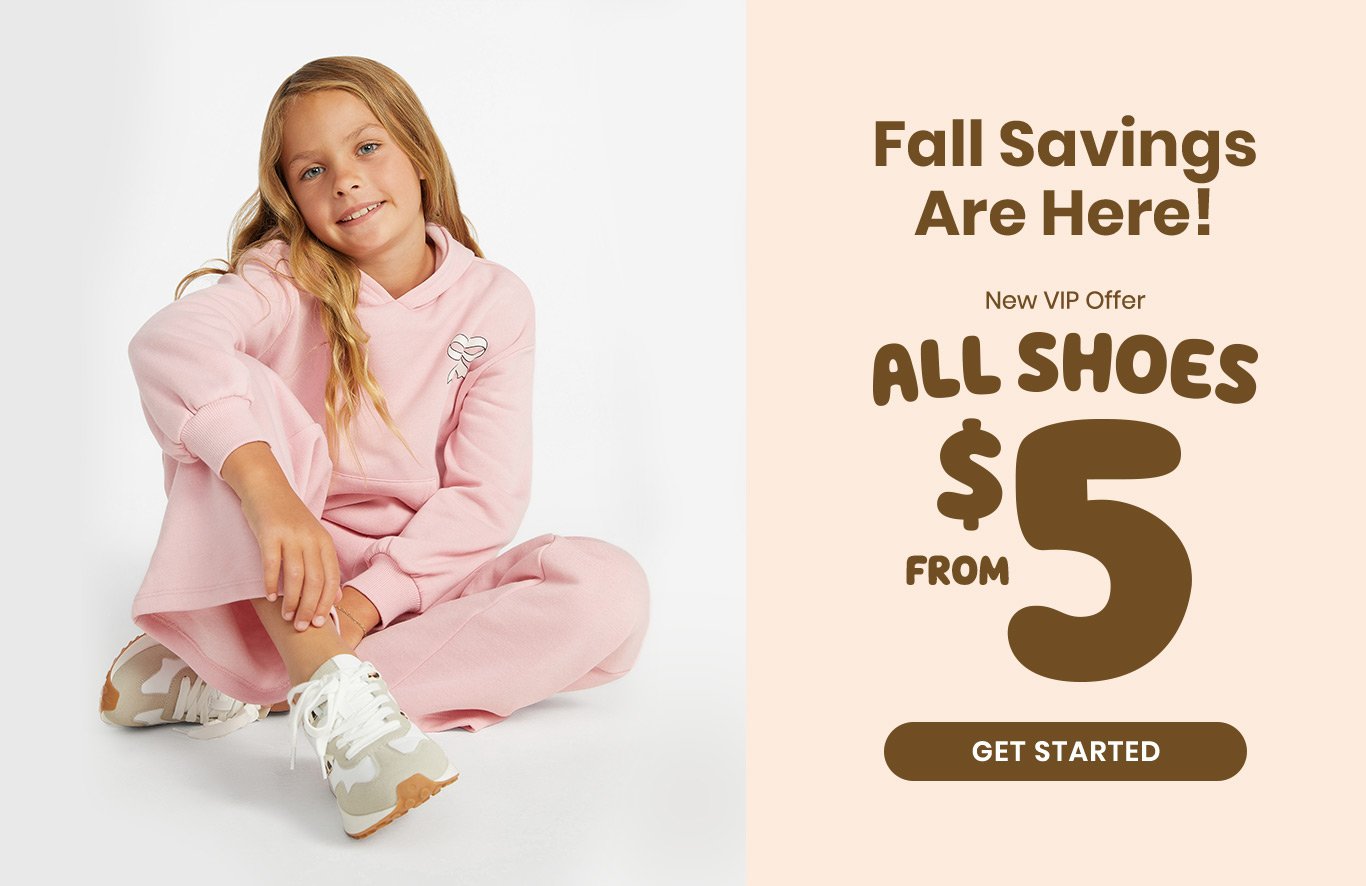 New VIP Offer - All Shoes from $5