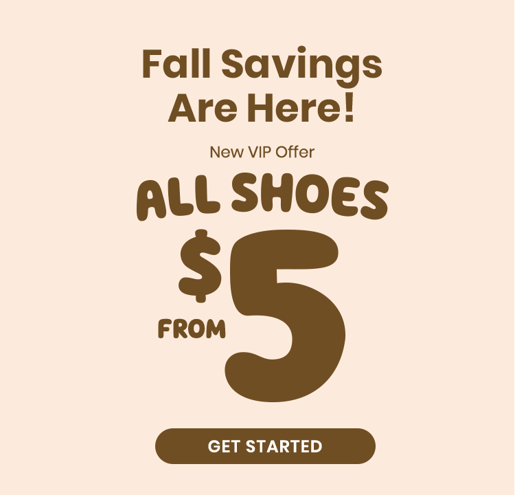 New VIP Offer - All Shoes from $5