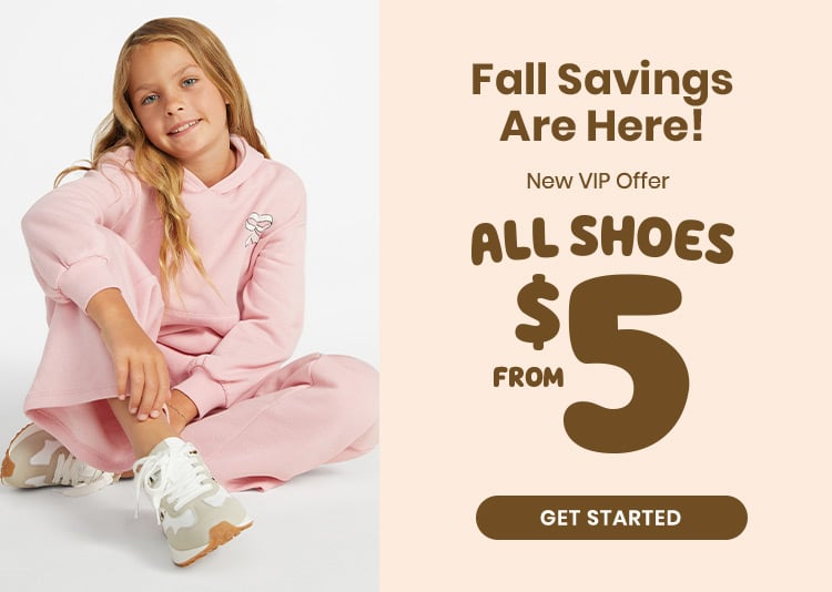 New VIP Offer - All Shoes from $5