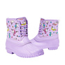 Unicorn Printed Lace Up Duck Boot