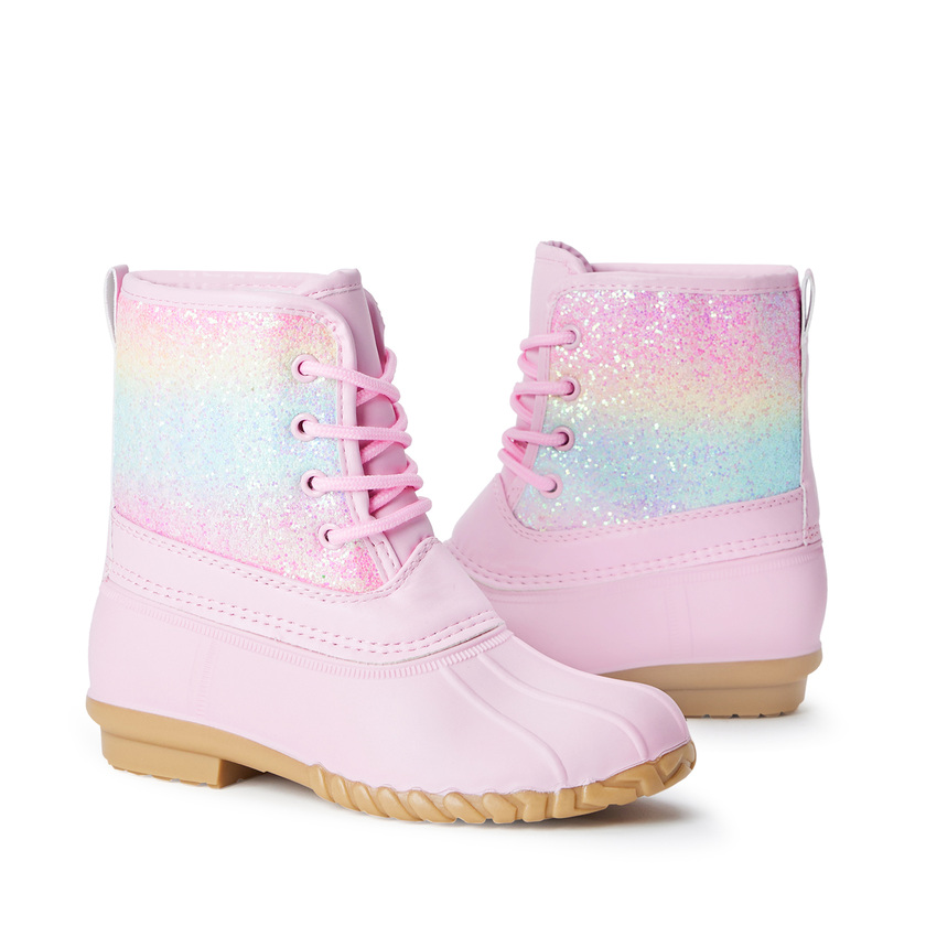 Girls sequin duck clearance boots