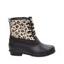 Cheetah Lace Up Duck Boot