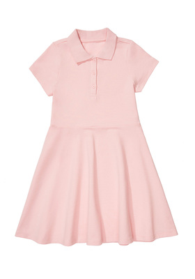 Old Navy Kids' School Uniform Fit & Flare Pique Polo Dress - - Plus Size XL