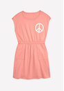 Peace T-Shirt Pocket Dress
