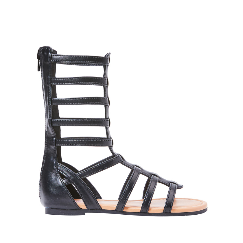 Tall sandals with online straps