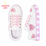 Glitter Hearts Light Up Sneaker