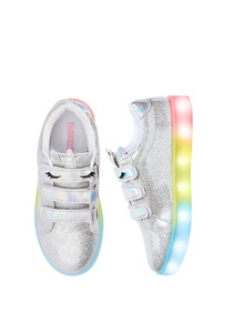 Light Up Unicorn Ombre Sole Sneaker